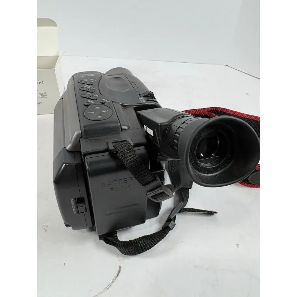 JVC GR-AXM70U Compact VHS-C Camcorder Charger Flip Screen Doesn't Work